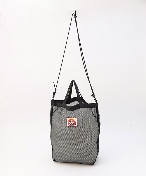 POLeR（ポーラー）の「POLeR/ポーラー MESH PATH SHOULDER（ショルダーバッグ・メンズ・ブラック・ONE SIZE）」の7枚目の写真