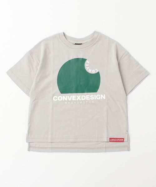 CONVEX(コンベックス)の「サークルロゴ スリットWIDE-T(Tシャツ/カットソー・キッズ・ブラック/ベージュ/オフホワイト/グレー・130cm/160cm/150cm/140cm/120cm)」の6枚目の写真