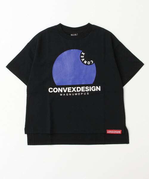 CONVEX(コンベックス)の「サークルロゴ スリットWIDE-T(Tシャツ/カットソー・キッズ・ブラック/ベージュ/オフホワイト/グレー・130cm/160cm/150cm/140cm/120cm)」の5枚目の写真