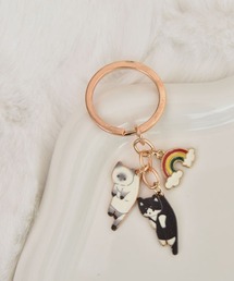 【urge select】つままれネコちゃん キーホルダー/バッグチャーム【マルチウェイ】