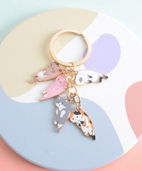 TONE SELECT GOODS（トーンセレクトグッズ）の「【urge select】つままれネコちゃん キーホルダー/バッグチャーム【マルチウェイ】（キーホルダー・レディース・B/C/D/A・FREE）」の11枚目の写真