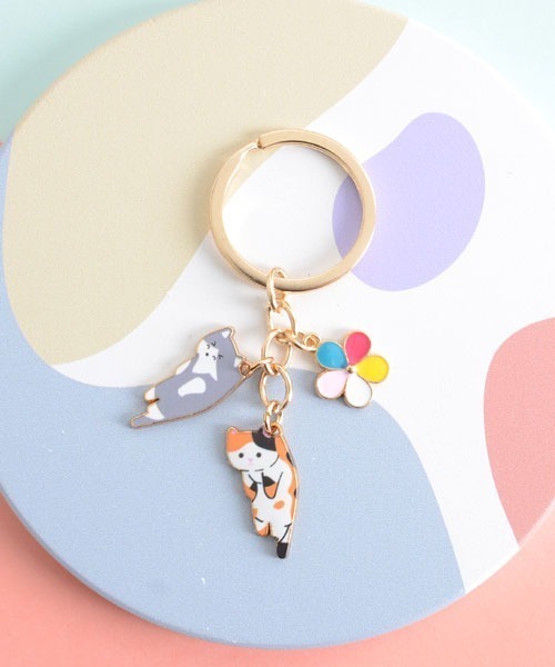TONE SELECT GOODS（トーンセレクトグッズ）の「【urge select】つままれネコちゃん キーホルダー/バッグチャーム【マルチウェイ】（キーホルダー・レディース・B/C/D/A・FREE）」の10枚目の写真