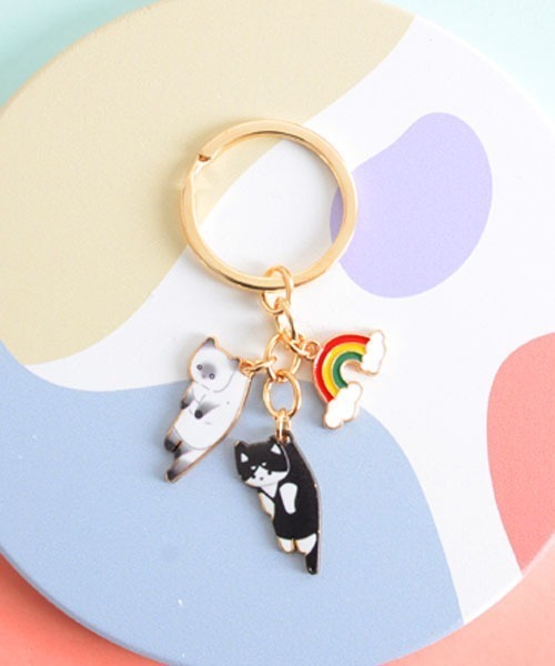 TONE SELECT GOODS（トーンセレクトグッズ）の「【urge select】つままれネコちゃん キーホルダー/バッグチャーム【マルチウェイ】（キーホルダー・レディース・B/C/D/A・FREE）」の9枚目の写真