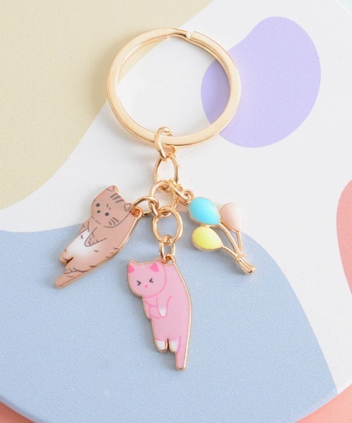 TONE SELECT GOODS（トーンセレクトグッズ）の「【urge select】つままれネコちゃん キーホルダー/バッグチャーム【マルチウェイ】（キーホルダー・レディース・B/C/D/A・FREE）」の8枚目の写真