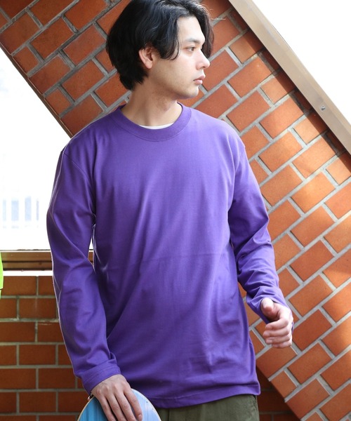 United Athle（ユナイテッドアスレ）の「United Athle 5.6オンスロングＴシャツ（Tシャツ/カットソー・メンズ・ブラック/ミックスグレー/バイオレット/ホワイト/ライトオリーブ・X-LARGE/MEDIUM/LARGE）」の20枚目の写真