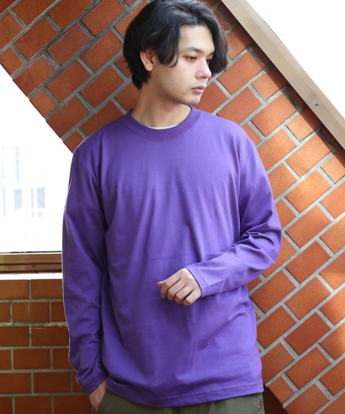 United Athle（ユナイテッドアスレ）の「United Athle 5.6オンスロングＴシャツ（Tシャツ/カットソー・メンズ・ブラック/ミックスグレー/バイオレット/ホワイト/ライトオリーブ・X-LARGE/MEDIUM/LARGE）」の21枚目の写真