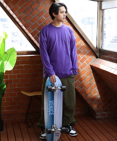 United Athle（ユナイテッドアスレ）の「United Athle 5.6オンスロングＴシャツ（Tシャツ/カットソー・メンズ・ブラック/ミックスグレー/バイオレット/ホワイト/ライトオリーブ・X-LARGE/MEDIUM/LARGE）」の22枚目の写真