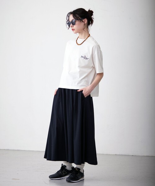 【セール】【WOMEN】ショート丈 プルオーバー（Tシャツ/カットソー）｜J.PRESS YORK STREET（ジェイプレスヨークストリート）
