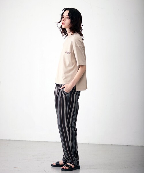 【セール】【WOMEN】ショート丈 プルオーバー（Tシャツ/カットソー）｜J.PRESS YORK STREET（ジェイプレスヨークストリート）