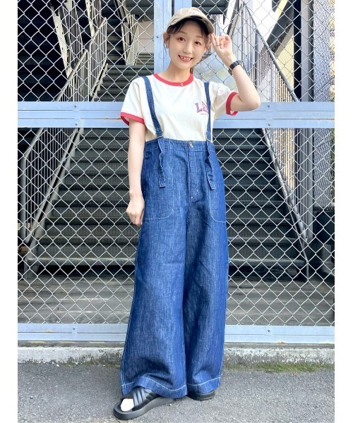 Lee】ワンポイントリンガーTシャツ（Tシャツ/カットソー）｜Lee