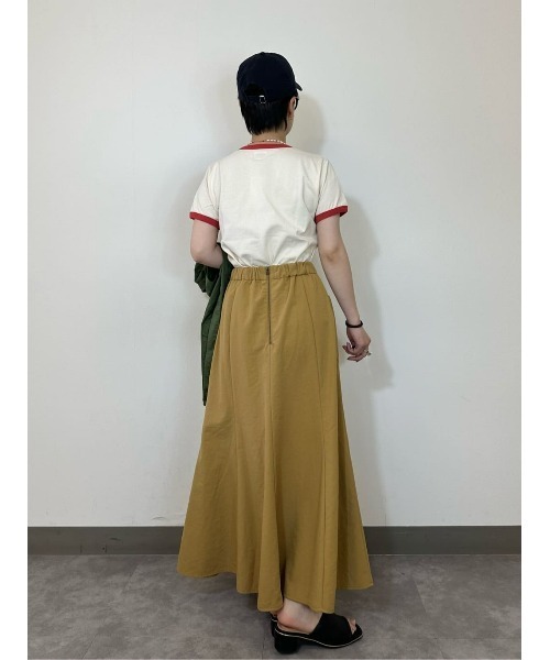 Lee（リー）の「【Lee】ワンポイントリンガーＴシャツ（Tシャツ/カットソー・レディース・オフホワイト・M/L）」の15枚目の写真