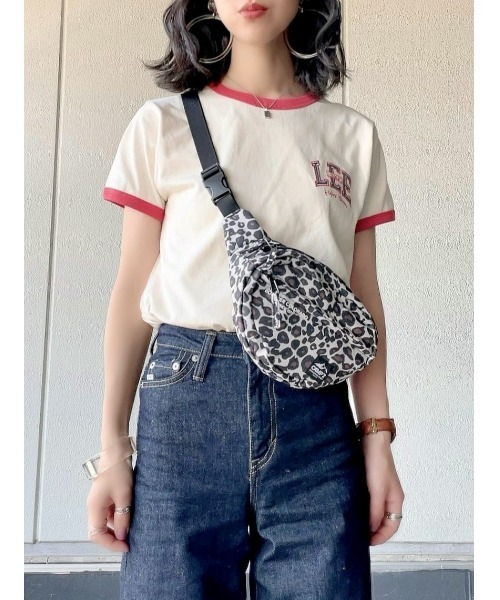 Lee（リー）の「【Lee】ワンポイントリンガーＴシャツ（Tシャツ/カットソー・レディース・オフホワイト・M/L）」の21枚目の写真