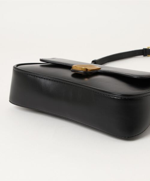 Burner(バーナー)の「【OKUOKU 0909】ベーシック ショルダーバッグ oku-bag-695091013505-46 U(ショルダーバッグ・レディース・ブラウン/ブラック・FREE)」の4枚目の写真