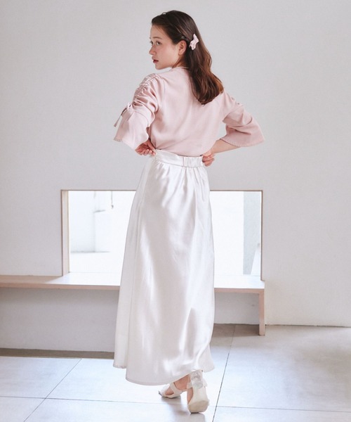 pomiii（ポミー）の「ドロストリボンブラウス（シャツ/ブラウス・レディース・アイボリー/ピンク・FREE）」の16枚目の写真