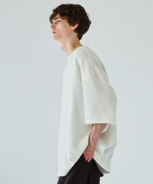 CTHY（シティ）の「ポンチ＆クールマックスビッグシルエットタック入りTシャツ（Tシャツ/カットソー・メンズ・ホワイト/ライトグレー/ブラック/チャコール/グリーン/グレー系/ライトグレー系/ホワイト系/ブラック系・S/XL/L/M）」の12枚目の写真