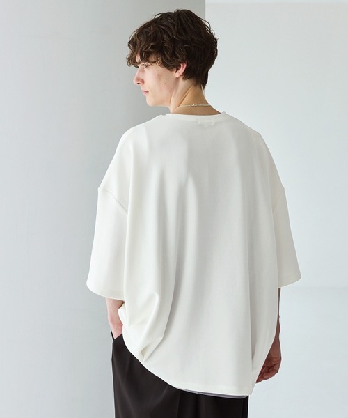 CTHY（シティ）の「ポンチ＆クールマックスビッグシルエットタック入りTシャツ（Tシャツ/カットソー・メンズ・ホワイト/ライトグレー/ブラック/チャコール/グリーン/グレー系/ライトグレー系/ホワイト系/ブラック系・S/XL/L/M）」の16枚目の写真