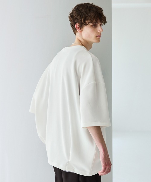 CTHY（シティ）の「ポンチ＆クールマックスビッグシルエットタック入りTシャツ（Tシャツ/カットソー・メンズ・ホワイト/ライトグレー/ブラック/チャコール/グリーン/グレー系/ライトグレー系/ホワイト系/ブラック系・S/XL/L/M）」の17枚目の写真