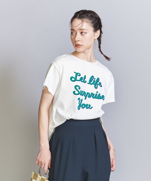 RIDING HIGH（ライディングハイ）の「【別注】＜Riding High>プリントTシャツ（Tシャツ/カットソー・レディース・ホワイト/イエロー/ブラック・FREE）」の2枚目の写真