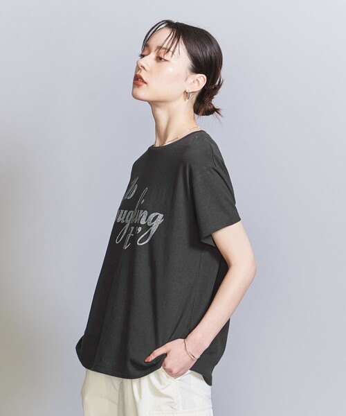 RIDING HIGH（ライディングハイ）の「【別注】＜Riding High>プリントTシャツ（Tシャツ/カットソー・レディース・ホワイト/イエロー/ブラック・FREE）」の7枚目の写真