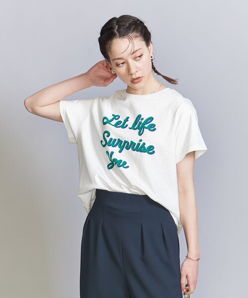 RIDING HIGH（ライディングハイ）の「【別注】＜Riding High>プリントTシャツ（Tシャツ/カットソー・レディース・ホワイト/イエロー/ブラック・FREE）」の10枚目の写真