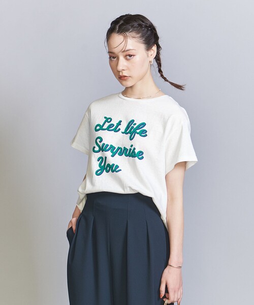 RIDING HIGH（ライディングハイ）の「【別注】＜Riding High>プリントTシャツ（Tシャツ/カットソー・レディース・ホワイト/イエロー/ブラック・FREE）」の11枚目の写真