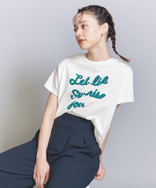 RIDING HIGH（ライディングハイ）の「【別注】＜Riding High>プリントTシャツ（Tシャツ/カットソー・レディース・ホワイト/イエロー/ブラック・FREE）」の12枚目の写真