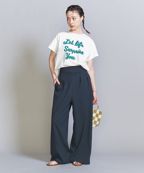 RIDING HIGH（ライディングハイ）の「【別注】＜Riding High>プリントTシャツ（Tシャツ/カットソー・レディース・ホワイト/イエロー/ブラック・FREE）」の13枚目の写真