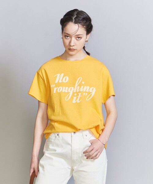 RIDING HIGH（ライディングハイ）の「【別注】＜Riding High>プリントTシャツ（Tシャツ/カットソー・レディース・ホワイト/イエロー/ブラック・FREE）」の14枚目の写真