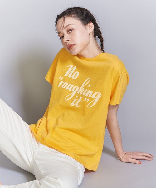RIDING HIGH（ライディングハイ）の「【別注】＜Riding High>プリントTシャツ（Tシャツ/カットソー・レディース・ホワイト/イエロー/ブラック・FREE）」の15枚目の写真