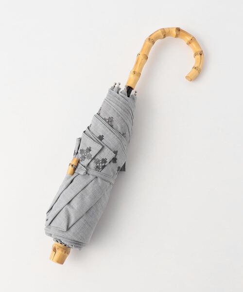 エンブロイダリーバンブーハンドルパラソル/日傘
