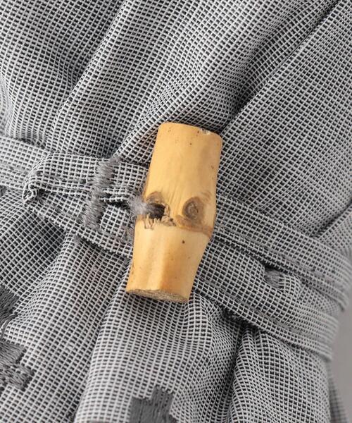 エンブロイダリーバンブーハンドルパラソル/日傘