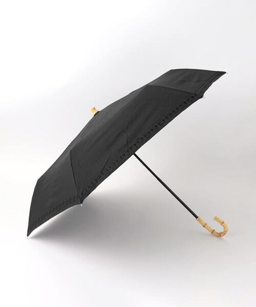 エンブロイダリーバンブーハンドルパラソル/日傘