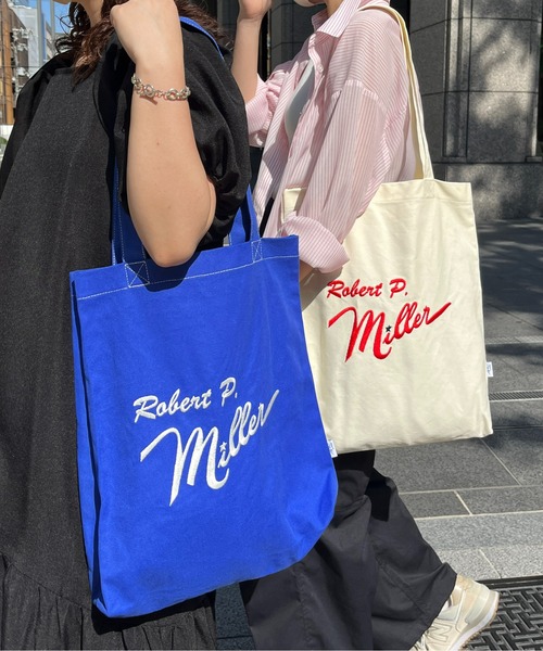MILLER（ミラー）の「Millerロゴ刺繍トートバッグ（トートバッグ