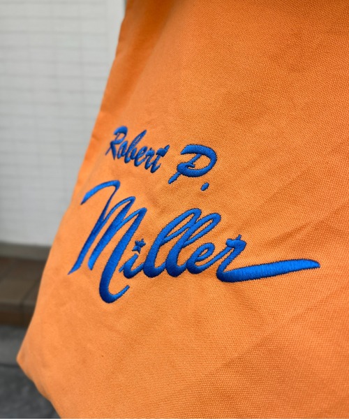 MILLER（ミラー）の「Millerロゴ刺繍トートバッグ（トートバッグ・レディース・ブルー/オレンジ/アイボリー/グリーン/ブラウン・FREE）」の16枚目の写真
