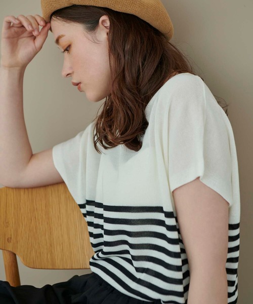 fifth（フィフス）の「ベレー帽（ハット・レディース・ベージュ/ブラック・FREE）」の3枚目の写真