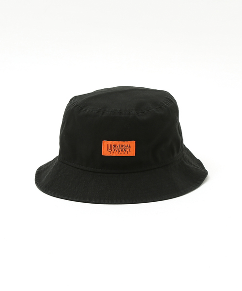 UNIVERSAL OVERALL（ユニバーサルオーバーオール）の「【NEW ERA /ニューエラ】×【UNIVERSAL OVERALL】STANDARD WASH BUCKETU バケットハット（ハット・メンズ・ブラック・フリー）」の3枚目の写真