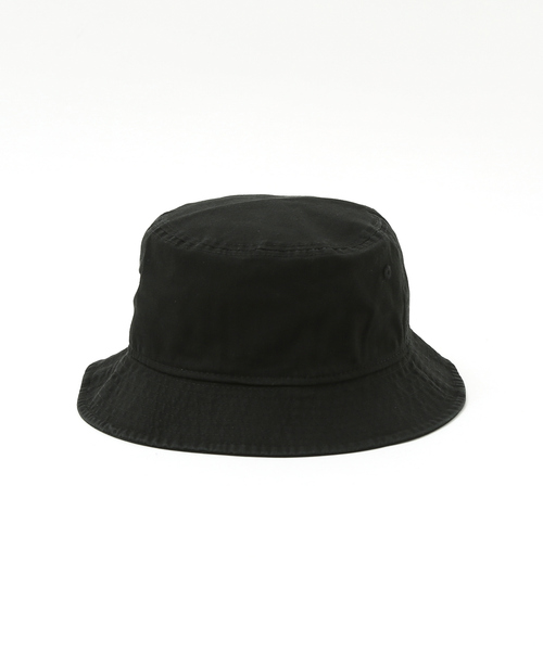 UNIVERSAL OVERALL（ユニバーサルオーバーオール）の「【NEW ERA /ニューエラ】×【UNIVERSAL OVERALL】STANDARD WASH BUCKETU バケットハット（ハット・メンズ・ブラック・フリー）」の4枚目の写真