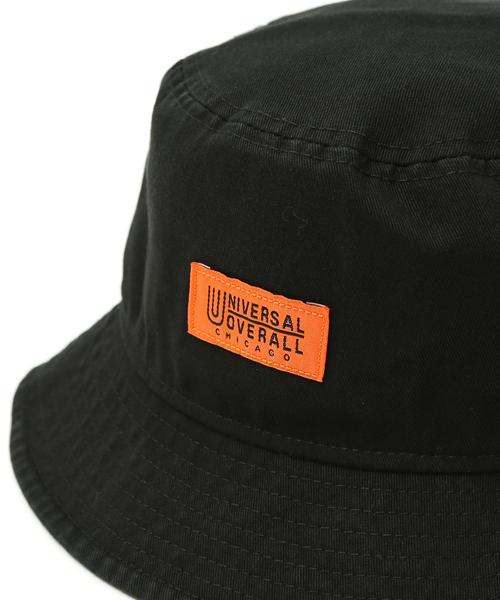 UNIVERSAL OVERALL（ユニバーサルオーバーオール）の「【NEW ERA /ニューエラ】×【UNIVERSAL OVERALL】STANDARD WASH BUCKETU バケットハット（ハット・メンズ・ブラック・フリー）」の9枚目の写真