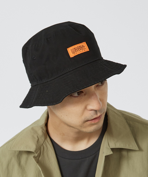 UNIVERSAL OVERALL（ユニバーサルオーバーオール）の「【NEW ERA /ニューエラ】×【UNIVERSAL OVERALL】STANDARD WASH BUCKETU バケットハット（ハット・メンズ・ブラック・フリー）」の13枚目の写真