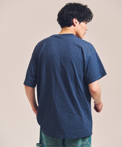 CalCru（カルクルー）の「WEB限定 Cal Cru/カルクルー Adult 1/16 microstripe-TEE（Tシャツ/カットソー・メンズ・ネイビー/ホワイト/ブラック・L/XL）」の10枚目の写真