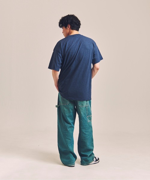 WEB限定 Cal Cru/カルクルー Adult 1/16 microstripe-TEE（Tシャツ