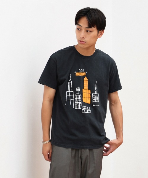 BEAMS LIGHTS（ビームスライツ）の「BEAMS LIGHTS / 『BASQUIAT』 アート Tシャツ（Tシャツ/カットソー・メンズ・ホワイト系その他2/ブラック/ホワイト/ブラック系その他4・M/L/XL）」の20枚目の写真