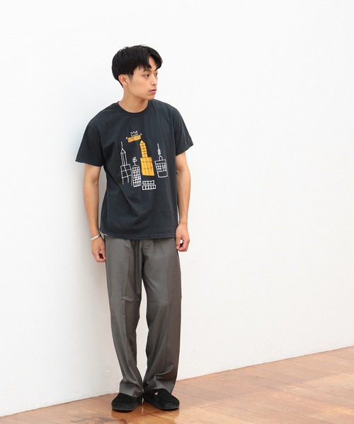BEAMS LIGHTS（ビームスライツ）の「BEAMS LIGHTS / 『BASQUIAT』 アート Tシャツ（Tシャツ/カットソー・メンズ・ホワイト系その他2/ブラック/ホワイト/ブラック系その他4・M/L/XL）」の22枚目の写真