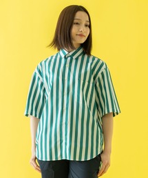 PLATS PLATS グリーン プリーツ 半袖 PLATS PLATS グリーン プリーツ 半袖