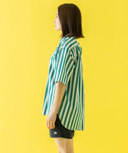 G/FORE半袖シャツ カーキリブが洒落感たっぷりS～Lサイズ 新品タグ付き☘️ BRICK & SONS（ブリックアンドサンズ）の「リラックスバックプリーツ