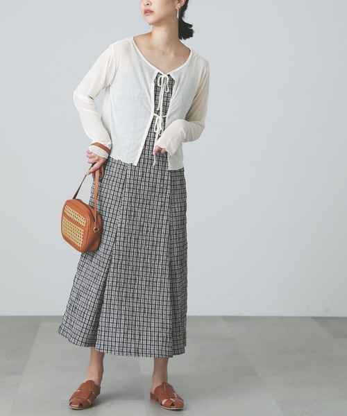 FREE'S MART（フリーズマート）の「◆前後2Wayチェールシアーカーディガン（カーディガン/ボレロ・レディース・ブルー/ホワイト/ブラック・FREE）」の21枚目の写真