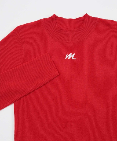 miette（ミエット）の「イニシャル刺繍ロングスリーブトップス（ニット/セーター・レディース・ホワイト/レッド/ネイビー・FREE）」の7枚目の写真