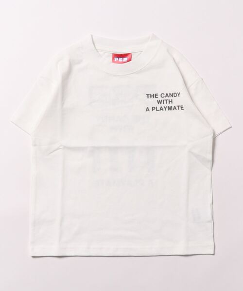 LOWRYS FARM(ローリーズファーム)の「PEZキャラTシャツショートスリーブ 963588(Tシャツ/カットソー・キッズ・イエロー/ホワイト/オフホワイト・130cm/110cm/150cm/120cm/140cm)」の3枚目の写真