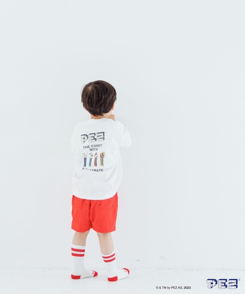 LOWRYS FARM(ローリーズファーム)の「PEZキャラTシャツショートスリーブ 963588(Tシャツ/カットソー・キッズ・イエロー/ホワイト/オフホワイト・130cm/110cm/150cm/120cm/140cm)」の5枚目の写真