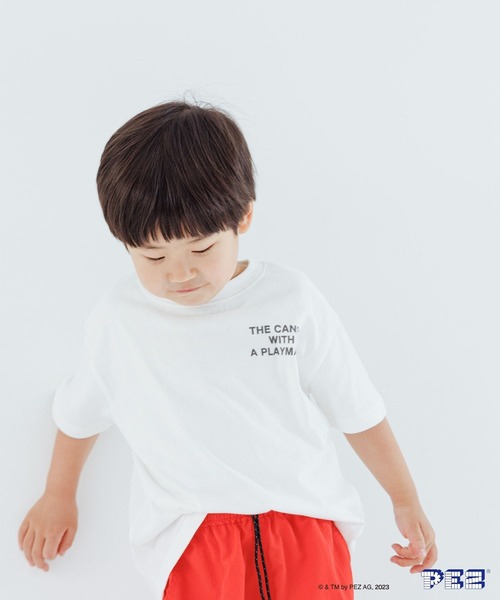 LOWRYS FARM(ローリーズファーム)の「PEZキャラTシャツショートスリーブ 963588(Tシャツ/カットソー・キッズ・イエロー/ホワイト/オフホワイト・130cm/110cm/150cm/120cm/140cm)」の6枚目の写真